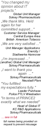 Project Management Testimonials